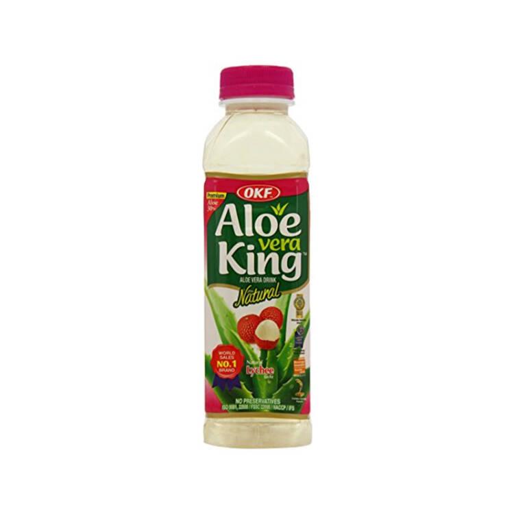 OKF Aloë Vera king natural Lychee 20 x 500 ml, 1 doos