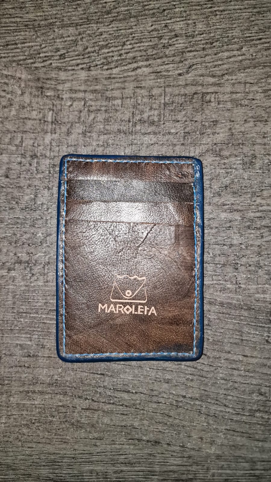 farao-handgemaakte-echt leer-portemonnee-de hond van toetanchamon