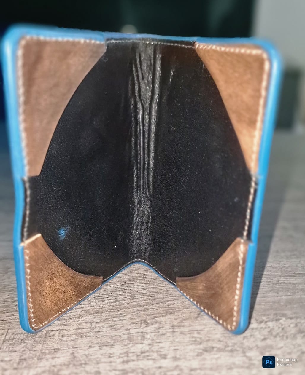 handgemaakte- echt leer-paspoort dekking-