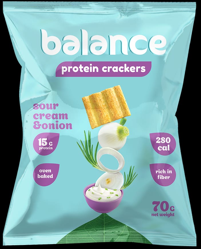 balance-crakers-protein15 gram--sour cream e-onion- 10x70gram- baked oven