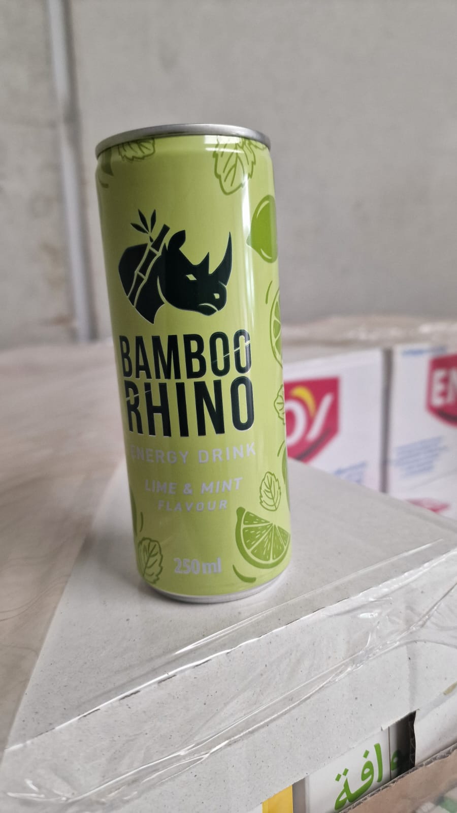 bamboo rhino. energy drink. 24X250 ML