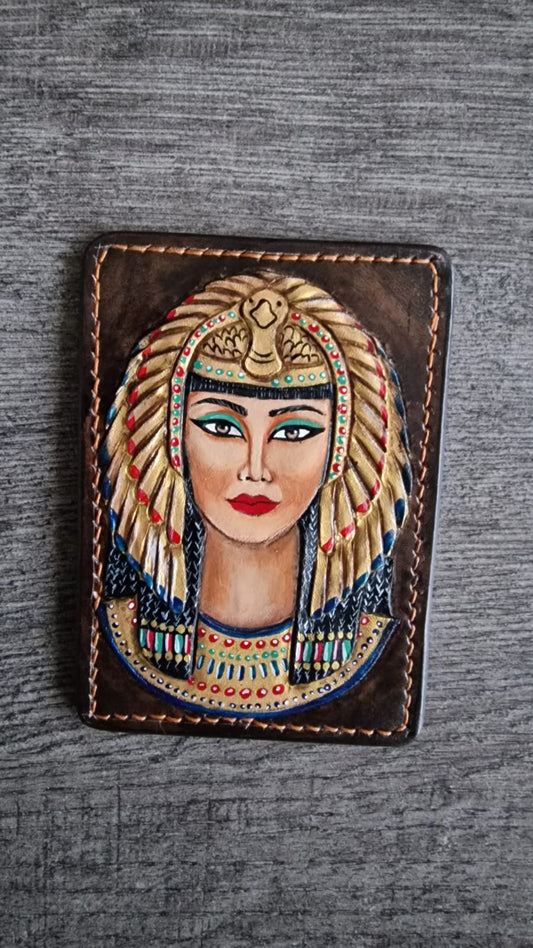 farao-handgemaakte-echt leer-portemonnee-isis