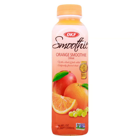 OKF Smoothie Orange (Mixed Fruit Drinks With Lactobacillus) 350 Ml